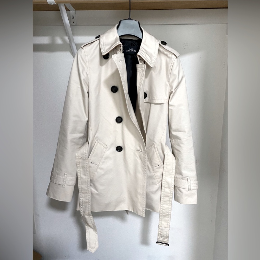 Coach Short Trench Coat